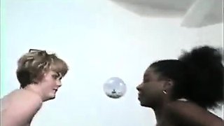 Interracial Lesbian Strapon Orgy Part 1