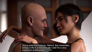 Hot Girl Seduce a Cheated Old Guy in Gym - Asia Town - E27