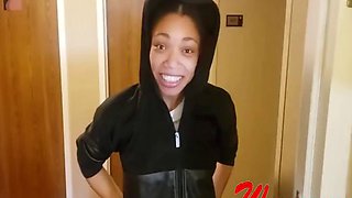 NEW Slim Fit Lightskin Ebony Delivery Anal Fuck