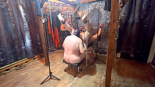 Part 3:- Booboo gets a bit of a cold treat in his cock!