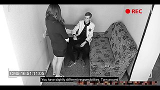 Boss Fucks Married Secretary - Cam Recorded Everything!