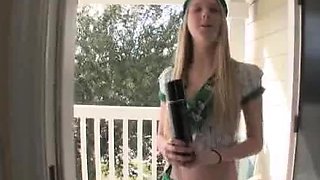 Hot teen Chassity Bliss is a handy scout. She offers her