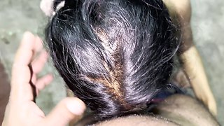 Village Girl Fucking Before Nice Blowjob and Eating Cum