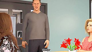 Stepmom Naked, Horny Breed Threesome! By Loveskysan69