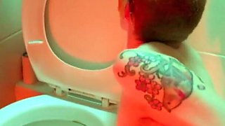 Lesbian Toilet Licking, Pee & Head Flushing Humilation