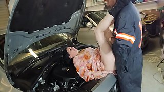 Fucking To Fix My Car Faster With Verified Amateurs