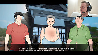 Busty Country Girl Cheats on Her Grandpa & Sucks Her Stepcousin's Big Cock Adult Game Playthrough