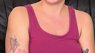 German Curvy Short Hair Emo Teen Melli with Big Saggy Tits Pick up for Fuck