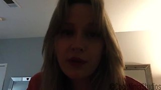 Blonde Step Mom Gives Step Son A Hot Blowjob - POV Sex With Big Tits MILF