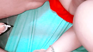 XXX Russian maid cumming on big