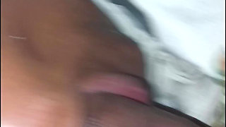 Stuffing Her Throat with Her Tits Out!