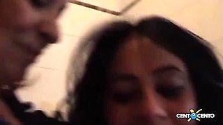 Big Tit Italian Orgy with Masked Lady - Full Film Anal & DP