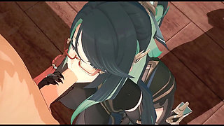 Genhin Impact - Xianyun Craves Big Black Cock After Getting Bored of Average Dick - 3D Hentai Animation