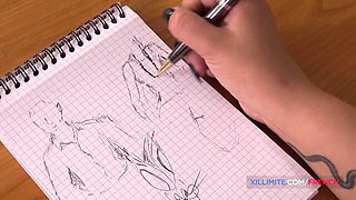 Amazing Anna and Emma's ass fuck porn