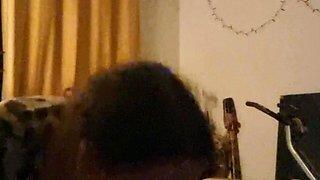 Sucking older bf's big dick until he fucks me deep