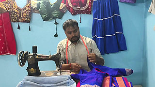 Indian Tailor Man Fuck His Costomer S Wet Pussy Inside Tailor Shop in Delhi