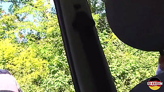 Perfect Brunette Babe Gets Covered in Cum