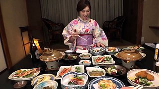 Small titted amateur cutie giving BJ in POV in the sex bus