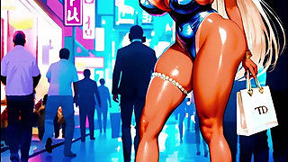 DirtyDroolerZ - Layla monster cock gangbang - part 1