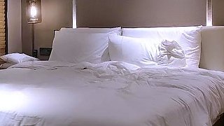Busty brunette hardcore sex caught on hidden cam