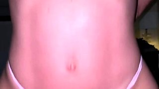 Busty amateur in panties sucks then anal bangs pov