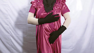 Indian Muslim Hijabi Beautiful Wife Satisfying Her Sexual Hunger with Her Hands - Clear Bangla