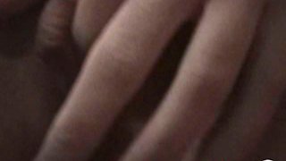 Nerd girlfriend talks sex and fingers upskirt in stairwell