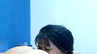 Amateur teen Blowjob with hardcore drilling