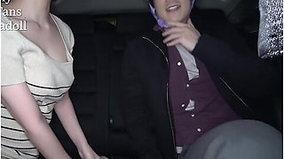 Japanese Girl Enjoysing Car Sex With A Construction Worker