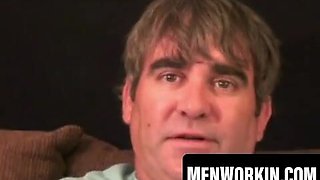 Tough fellow gets bare and milks to ejaculation