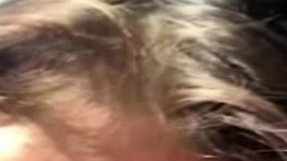 Hot Brunette Giving Blowjob in Car