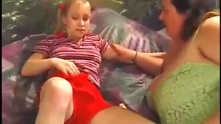Fatty and skinny have fun: Big Tits, Fansly  Lesbian Porn