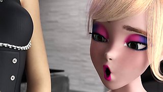 The Anal Domination of a Dickgirl in a Cyberpunk Underworld