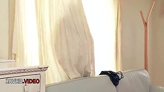 Japanese MILF Ameri Koshikawa Live Show - Hairy Pussy Fuck & Blowjob