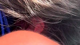 my wife absolutely DEVOURING my pussy in the car