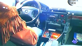 Public Car Toothbrush Pussy Stretch - Dripping Wet Slut Smiles