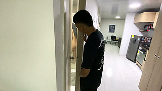 Sexy skinny girl gets fucked in the shower until she orgasms with a huge cock