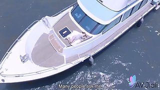 Jin And Her Friends Take A Boat Ride And She Fucks The Captain