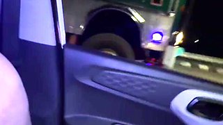 Desi Wife Flashing to Truckers and Sucking on Highway