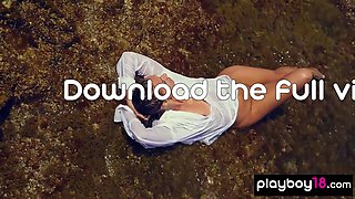 Skinny Czech MILF Anetta Keys poses nude