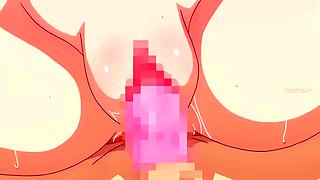 Outdoor pleasure with sex toys in hentai video