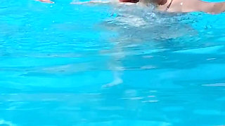 Summer Has Arrived! Time for the First Visit to the Pool Sexy Big Nurse Vicki Style!