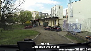 Czech Taxi - Blonde Teen gets ride of her LIFE