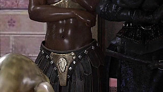 Sexy Mistress Bred by a Big Black Cock of a Guest