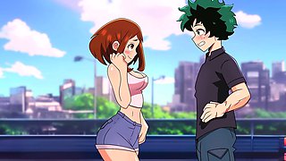 Uraraka x Deku Accidental Pussy Creampie on the First Date