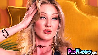 Beautiful blonde teen passion striptease