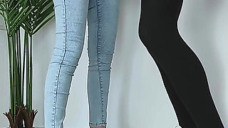 Unusual way to masturbate and cumshot - Vertical Footage