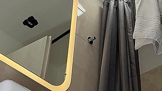 Hot Sexy Long Legs Blonde Takes Her Lace Panties off Under Her Skirt to Show Tight Pussy and Big Ass