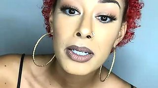 Hot Black Maid Does Some Webcam Black and Ebony