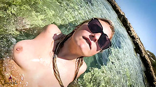 Real-life Underwater Sex in the Ocean?! Private Vacation Pussy Insemination!